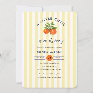 Pequeño encanto en camino Invitación de baby showe