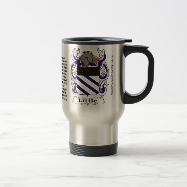 Pequeño escudo de armas de la familia en una taza (Derecha)