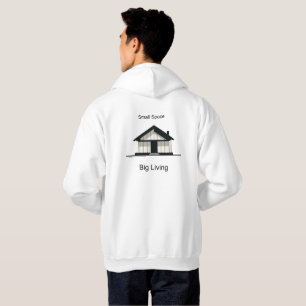 Pequeño Espacio Gran Vivienda Sudadera con Capucha