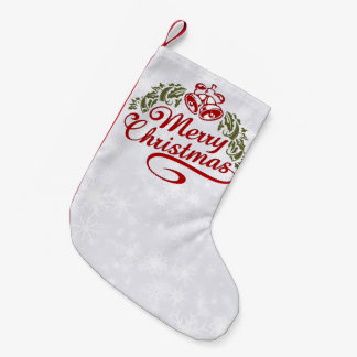 Pequeño "Feliz Navidad" Calcetín Navideño