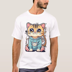 Pequeño gatito chiffon Top