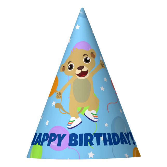 Pequeño Gorra del partido del cumpleaños del león (Anverso)