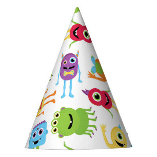 Pequeño gorra lindo del fiesta de los monstruos