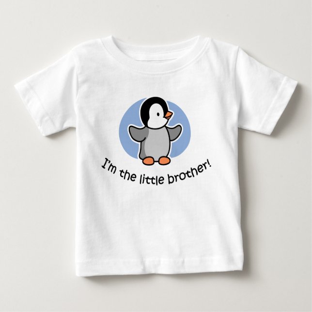 Pequeño Hermano - Camisetas de pingüino para bebés (Anverso)