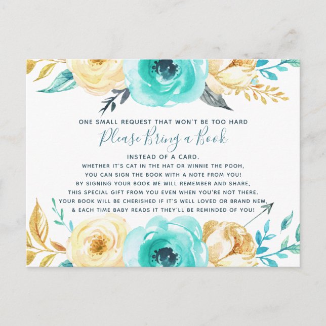 Pequeño hombre Baby Shower trae tarjeta de libro (Anverso)