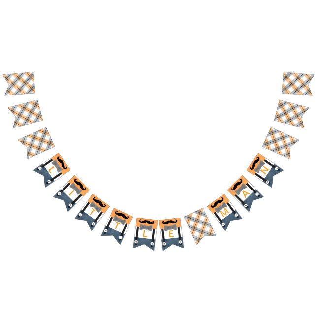 Pequeño hombre de la ducha de bebé pancarta niño n (Todo)