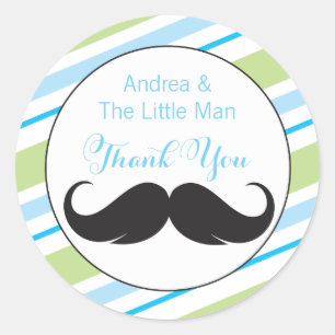 Pequeño Hombre   Pegatina Baby Shower Favor
