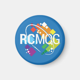 Pequeño imán con el logotipo de la Guilt de calder