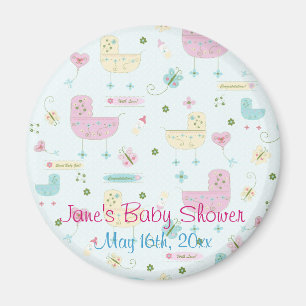 Pequeño imán con errores de Baby Shower