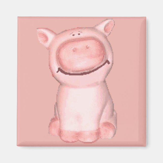pequeño imán de cerda (Frente)