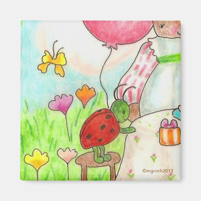 pequeño imán de fallos fiestas (Frente)