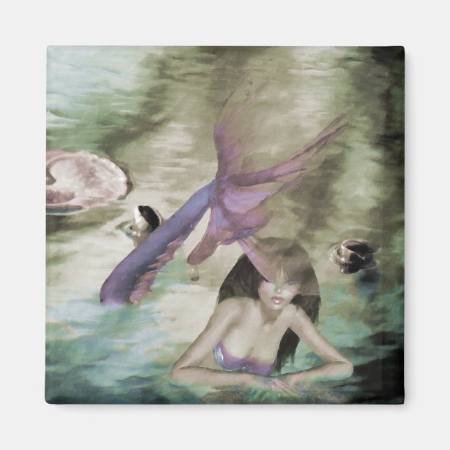 Pequeño imán de la sirena (Frente)