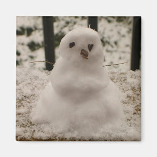 Pequeño imán de Snowman