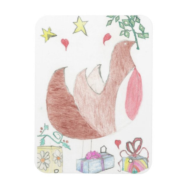 Pequeño imán de vacaciones (Vertical)