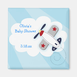 Pequeño imán del favor del cuadrado del aviador