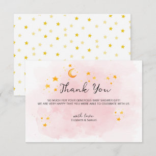 Pequeño León es una Niña Tarjeta de Agradecimiento