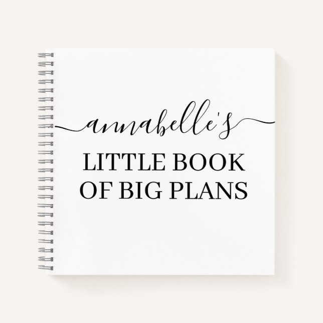 Pequeño Libro De Los Grandes Planes (Anverso)