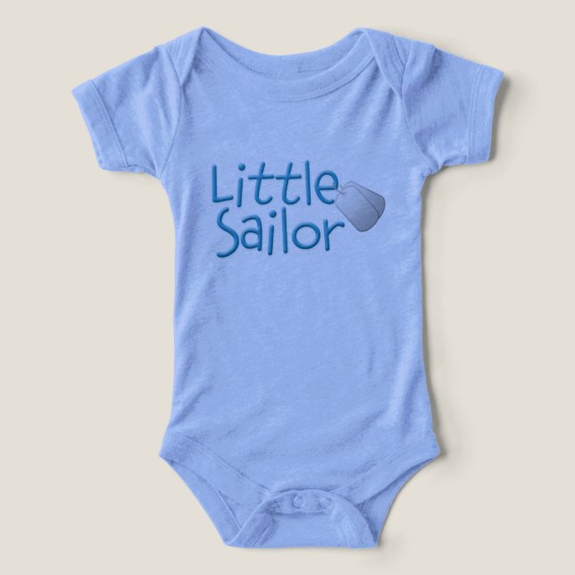Pequeño marinero - Bebé militar (Diseño delantero )