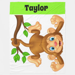 Pequeño Mono. Manta de forro polar
