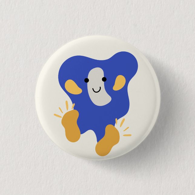 pequeño monstruo - botón de los pies grandes (Anverso)