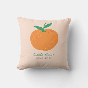 Pequeño Naranja  Cojín decorativo bebé