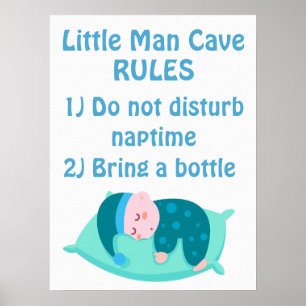 Pequeño niño pequeño hombre cueva reglamento arte