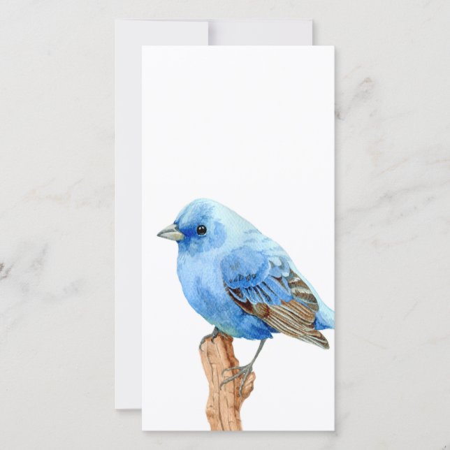 Pequeño pájaro azul (Anverso)