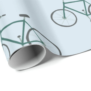 Pequeño papel de regalo verde del azul del modelo