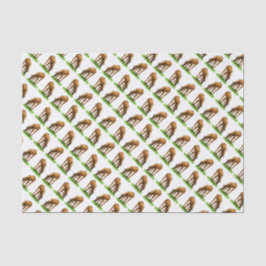 Pequeño papel seda de pasto del potro del caballo