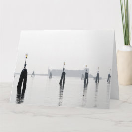 PEQUEÑO PATO EN LA tarjeta de felicitación plegada