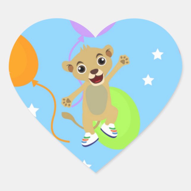 Pequeño Pegatina de leones (Anverso)