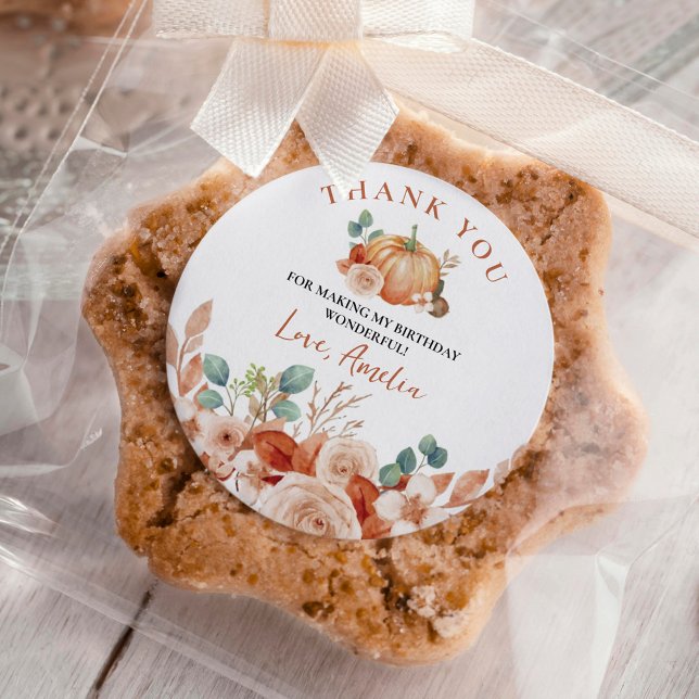 Pequeño Pegatina redondeado clásico de cumpleaños  (Subido por el creador)