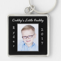 Pequeño personalizar del llavero de la foto del