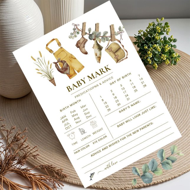 Pequeño pescador predice juego de Baby Shower (Subido por el creador)