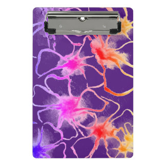 Pequeño portapapeles de arte de flores y verduras