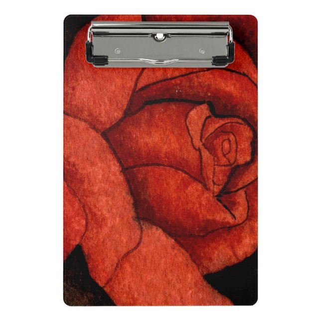 Pequeño portapapeles de arte de flores y verduras  (Anverso)