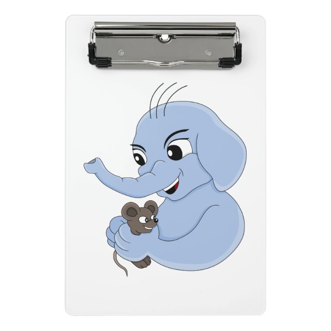 Pequeño portapapeles del personalizado de elefante (Anverso)
