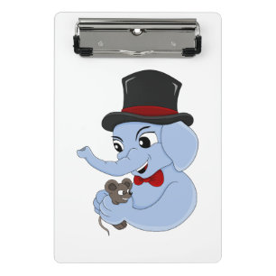Pequeño portapapeles del personalizado de elefante
