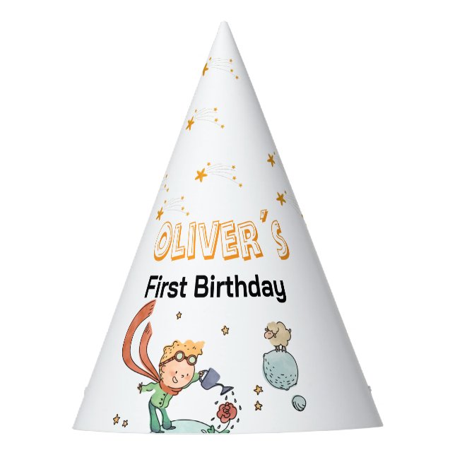 Pequeño Príncipe, Gorro de Fiesta Le Petit Prince (Anverso)