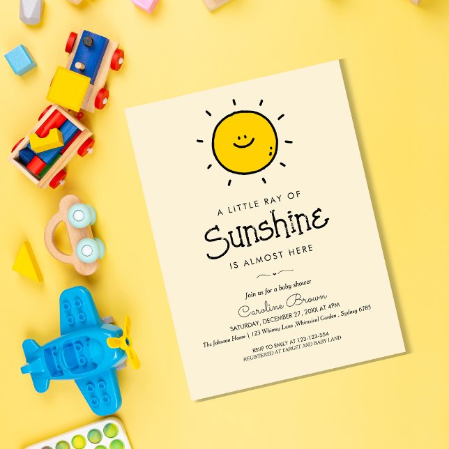 Pequeño rayo de boho de la invitación de Sunshine  (Subido por el creador)