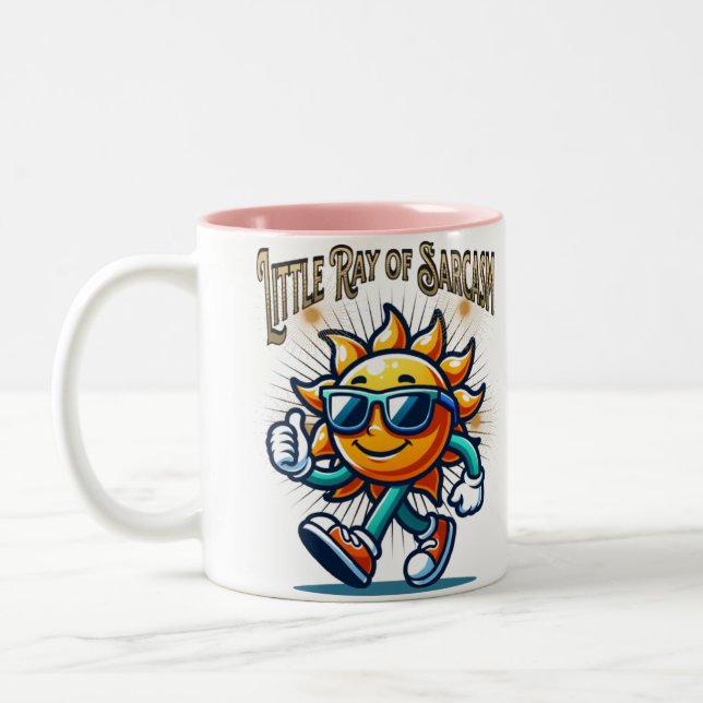 Pequeño rayo de sarcasmo | Copa Coffee divertida (Izquierda)