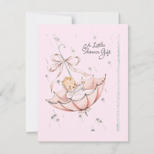 Pequeño regalo de Baby Shower vintage