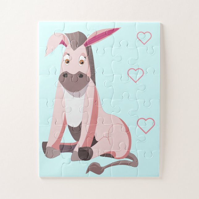 Pequeño rompecabezas de Donkey (Vertical)