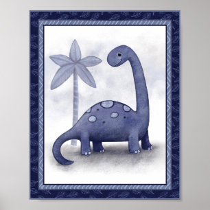 Pequeno Rugido Dinosaurio - Arte de Guardería de B