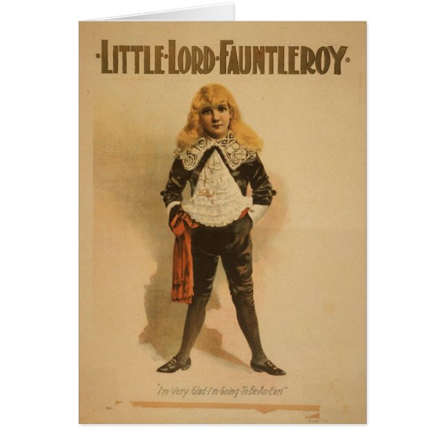 Pequeño señor Fauntleroy (Frente)