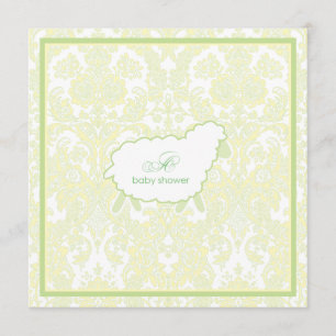 Pequeño verde de la invitación el de Baby Shower
