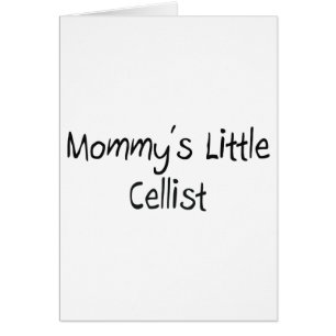 Pequeño violoncelista de Mommys
