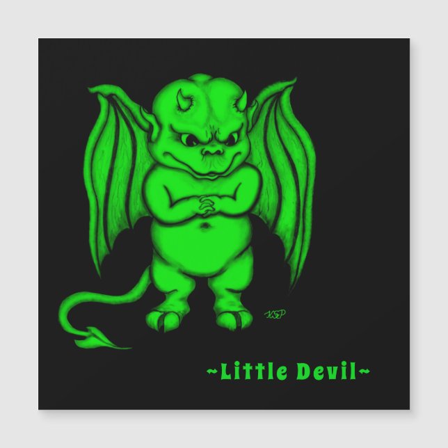 Pequeño y desagradable diablo (Anverso)