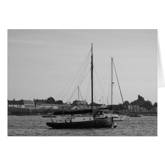 Pequeño yate clásico (Anverso (Horizontal))
