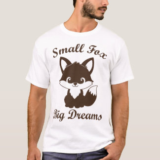 Pequeño Zorro, Grandes Sueños Camiseta de Zorro de